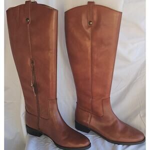 INC Fawne Leather Knee High Boots 7